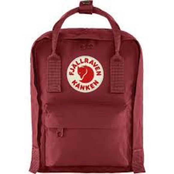 Fjallraven Handbags - Fjällräven Kånken Mini Backpack, Ox Red Work Once